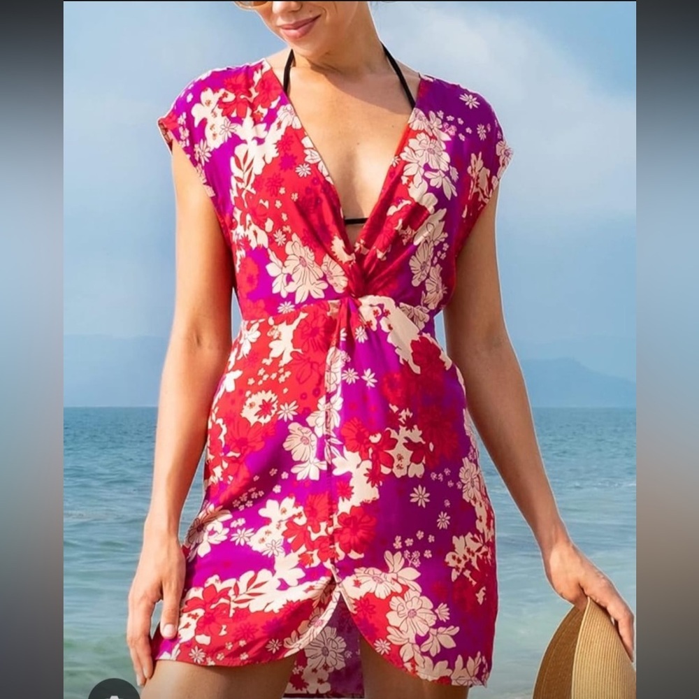 Cupshe Floral Beach Dress